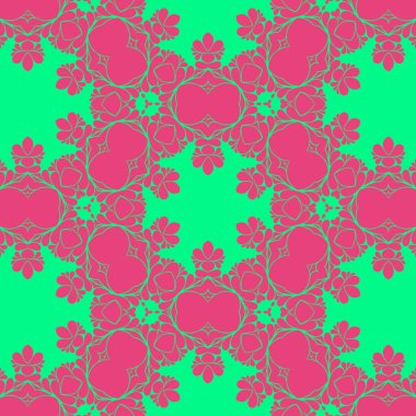 Modern soyut desen arka plan pembe ve yeşil