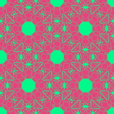 Modern soyut desen arka plan pembe ve yeşil