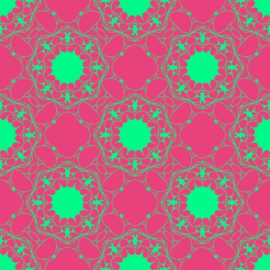 Modern soyut desen arka plan pembe ve yeşil