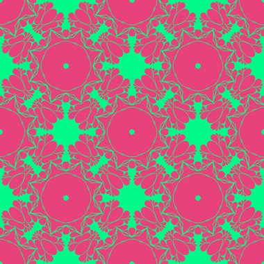 Modern soyut desen arka plan pembe ve yeşil