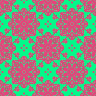 Modern soyut desen arka plan pembe ve yeşil