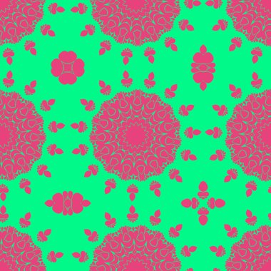 Modern soyut desen arka plan pembe ve yeşil