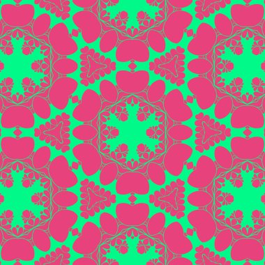 Modern soyut desen arka plan pembe ve yeşil