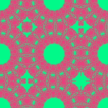 Modern soyut desen arka plan pembe ve yeşil