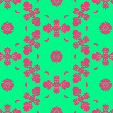 Modern soyut desen arka plan pembe ve yeşil