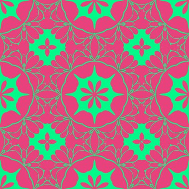 Modern soyut desen arka plan pembe ve yeşil