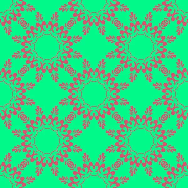 Motif Abstrait Moderne Fond Rose Vert — Photo