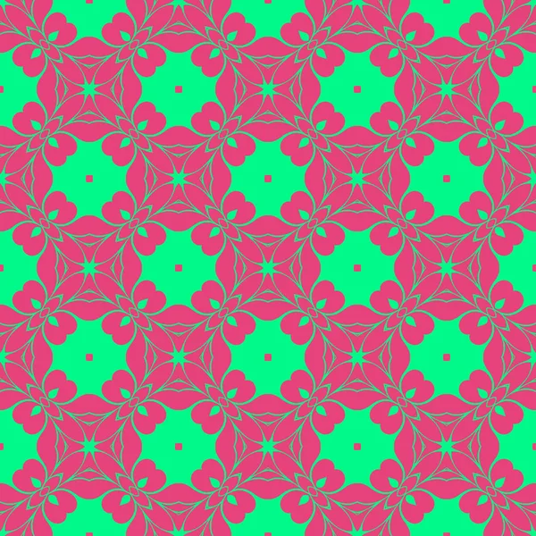 Motif Abstrait Moderne Fond Rose Vert — Photo