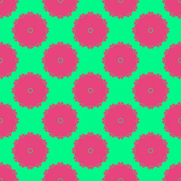 Motif Abstrait Moderne Fond Rose Vert — Photo