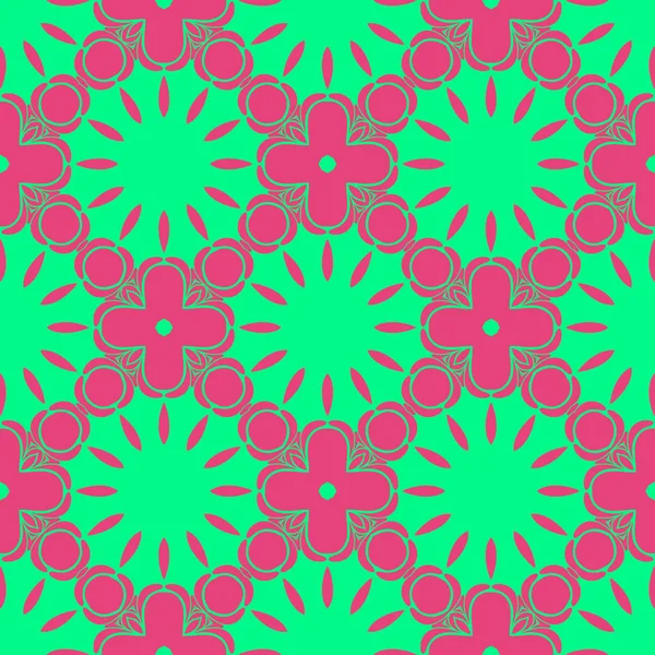 Motif Abstrait Moderne Fond Rose Vert — Photo