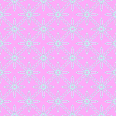 Pembe ve açık mavi renklerde modern soyut desen