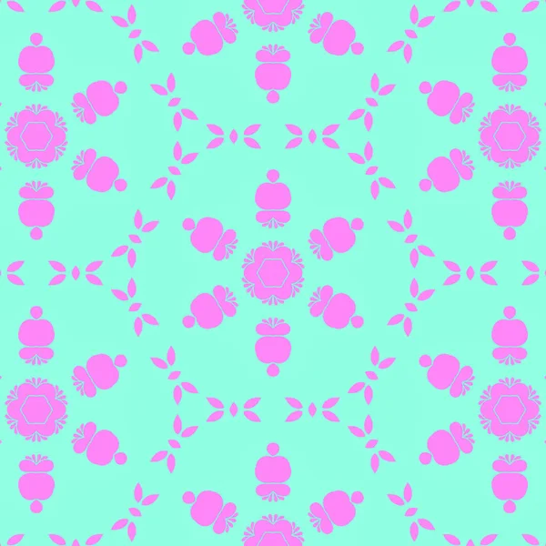 Modern Abstract Pattern Pink Light Blue Colors — Stock Photo, Image