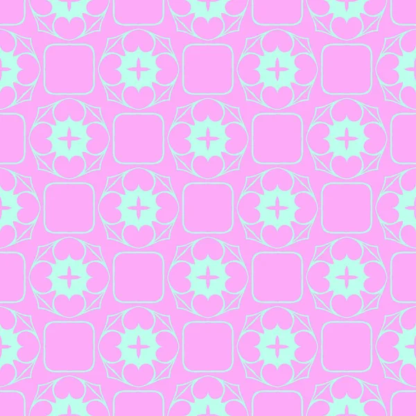 Modern Abstract Pattern Pink Light Blue Colors — Stock Photo, Image