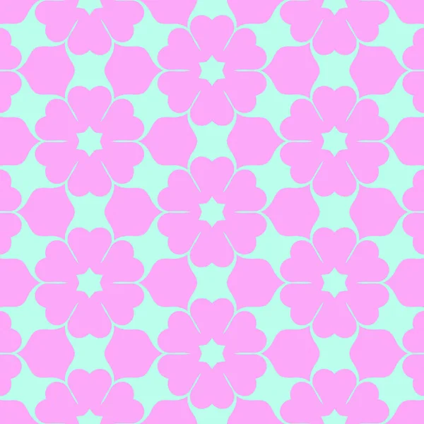 ピンクと水色のモダンな抽象的なパターン — ストック写真