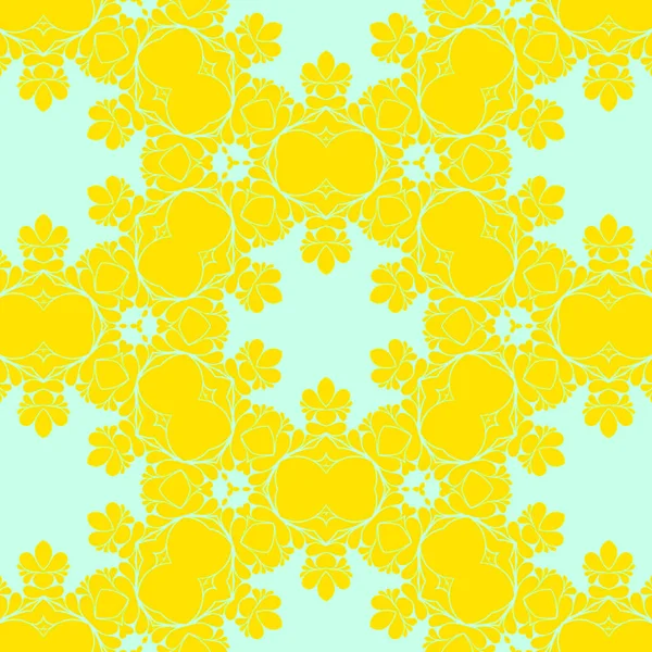 Nowoczesny Abstrakcyjny Wzór Kolorze Żółtym Jasnozielonym — Zdjęcie stockowe