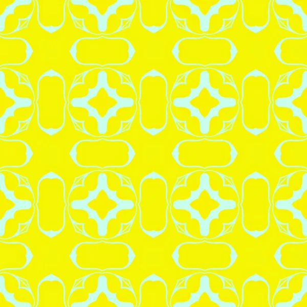Moderní Abstraktní Vzorec Žlutých Světle Zelených Barvách — Stock fotografie