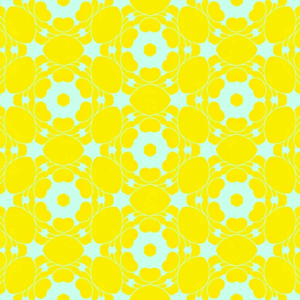 Moderní Abstraktní Vzorec Žlutých Světle Zelených Barvách — Stock fotografie