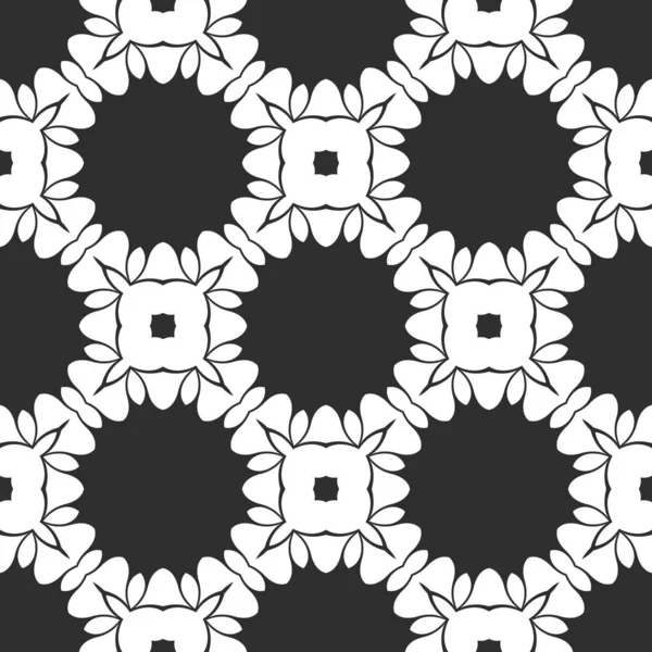 Schwarz Weiß Abstrakte Nahtlose Hintergrund — Stockfoto