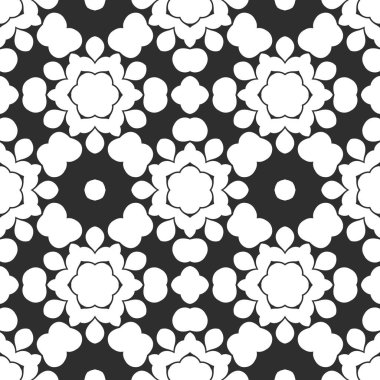 Siyah ve beyaz süs arka plan