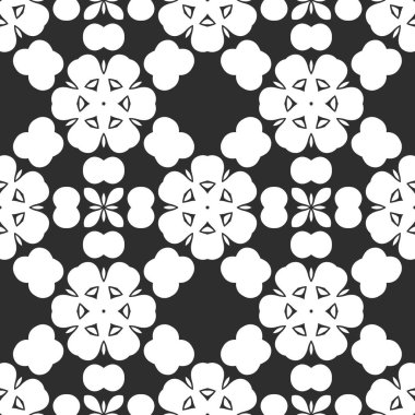 Siyah ve beyaz süs arka plan