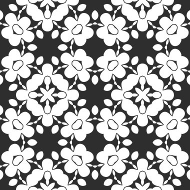 Siyah ve beyaz süs arka plan