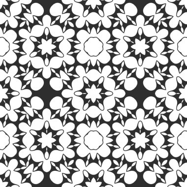 Siyah ve beyaz süs arka plan