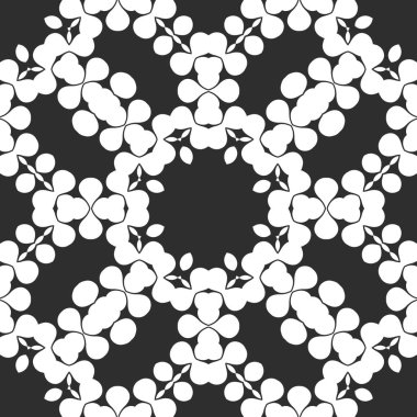 Siyah ve beyaz süs arka plan