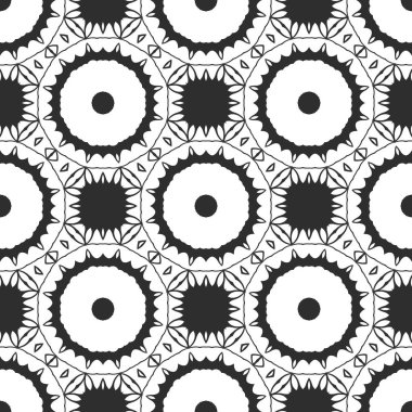 Siyah ve beyaz süs arka plan