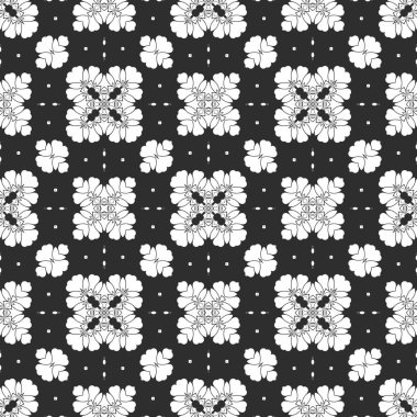 Siyah ve beyaz süs arka plan