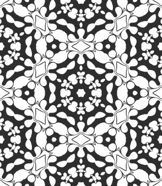 Siyah ve beyaz süs arka plan