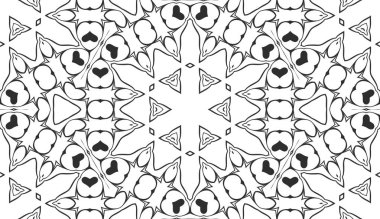 Siyah ve beyaz süs arka plan