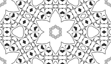 Siyah ve beyaz süs arka plan