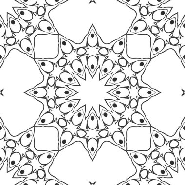 Siyah ve beyaz süs arka plan