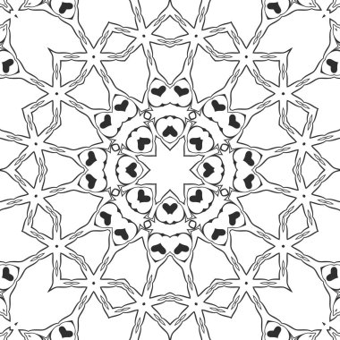 Siyah ve beyaz süs arka plan