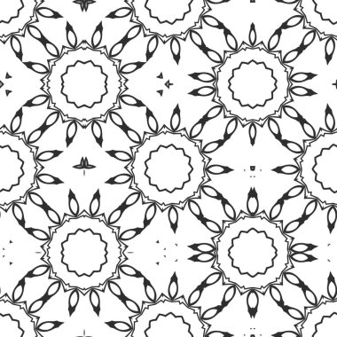 Siyah ve beyaz süs arka plan