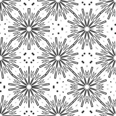 Siyah ve beyaz süs arka plan