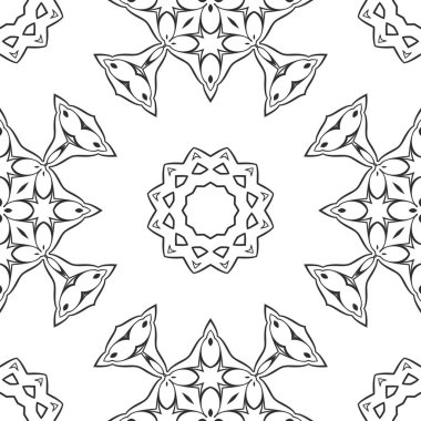 Siyah ve beyaz süs arka plan