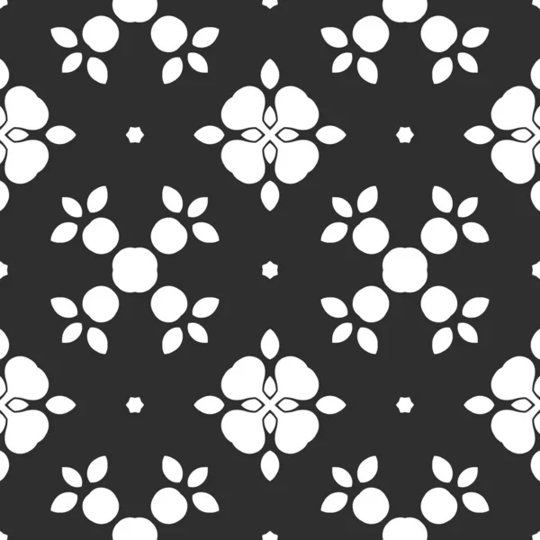 Fondo Ornamental Abstracto Blanco Negro —  Fotos de Stock