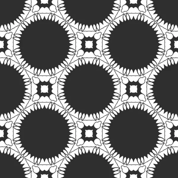 Black White Abstract Seamless Background — Stock Photo, Image