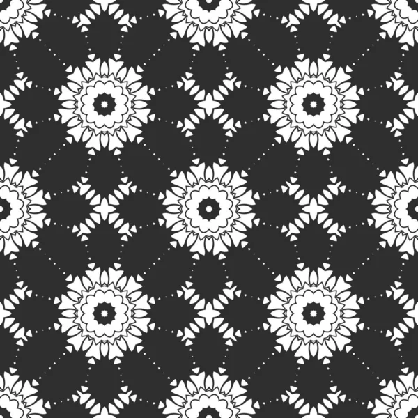 Black White Abstract Seamless Background — Stock Photo, Image