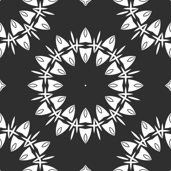 Czarny Biały Abstrakcyjne Bezszwowe Tło — Zdjęcie stockowe