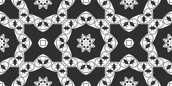 Zwart Wit Abstracte Decoratieve Achtergrond — Stockfoto