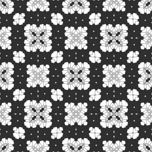Черно Белый Абстрактный Декоративный Фон — стоковое фото