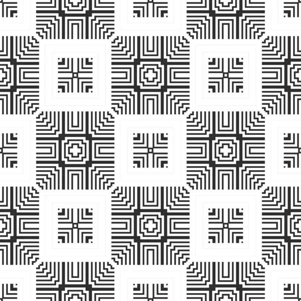 Black White Abstract Ornamental Background — Stock Photo, Image