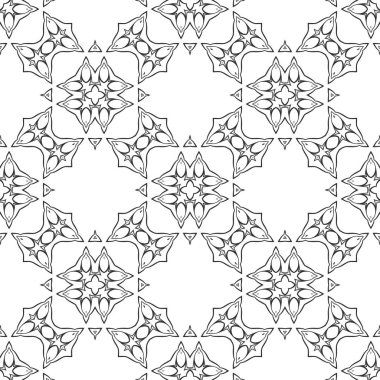 Siyah ve beyaz süs arka plan