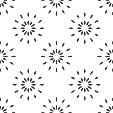 Siyah ve beyaz süs arka plan