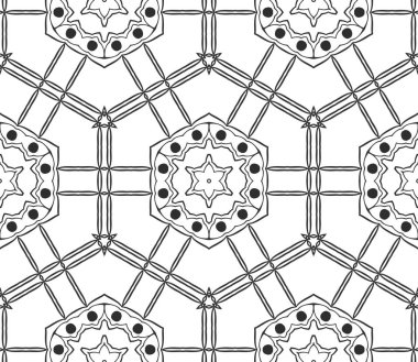 Siyah ve beyaz süs arka plan