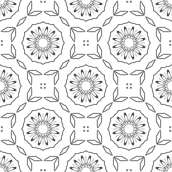 Black White Abstract Ornamental Background — Stock Photo, Image