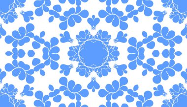 Dikişsiz arka plan mavi ve beyaz soyut