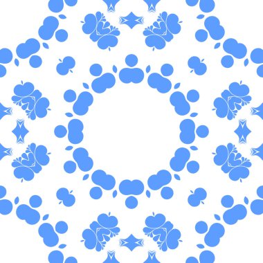 Dikişsiz arka plan mavi ve beyaz soyut